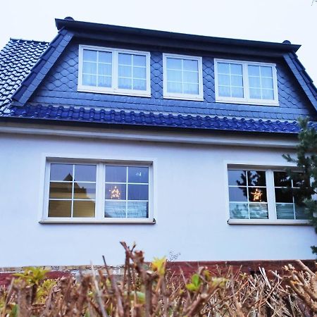 Ferienhaus Blaue Blume: Eco-Friendly Retreat with EV Charging & Sauna Guntersberge Exterior photo
